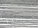 [Video]High Quality! Gray Flash Crystal Faceted Round 3mm 1strand beads (aprx.15inch/36cm)
