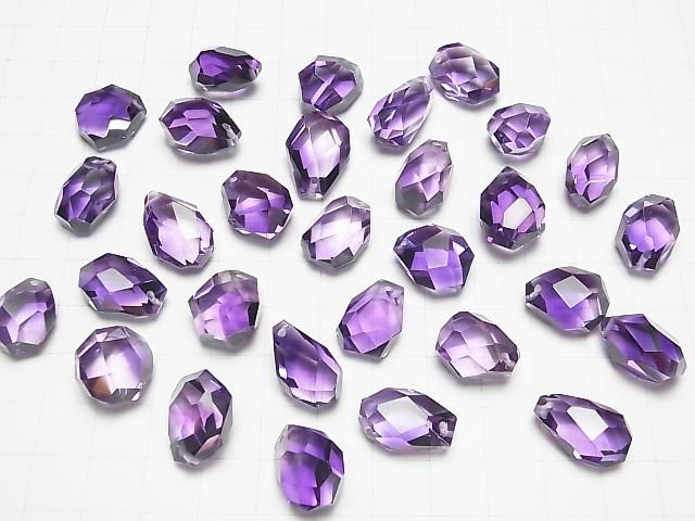 [Video]High Quality Amethyst AAA Faceted Nugget 1pc