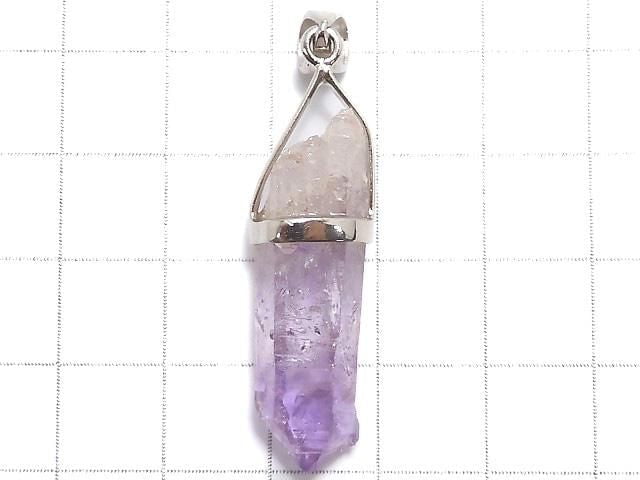[Video][One of a kind] Elestial Quartz Point Pendant Silver925 NO.10