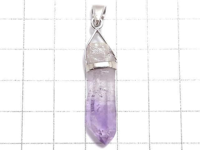 [Video][One of a kind] Elestial Quartz Point Pendant Silver925 NO.14