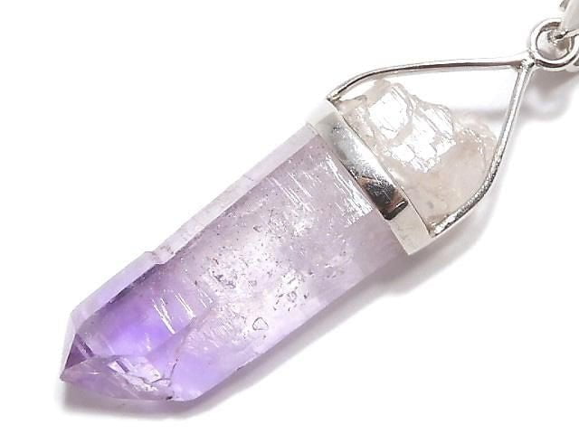[Video][One of a kind] Elestial Quartz Point Pendant Silver925 NO.16