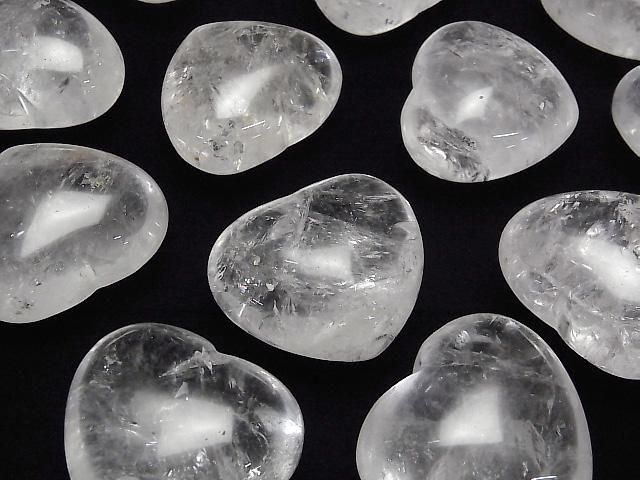 [Video] Crystal AA+ Undrilled Heart 40x45mm 1pc