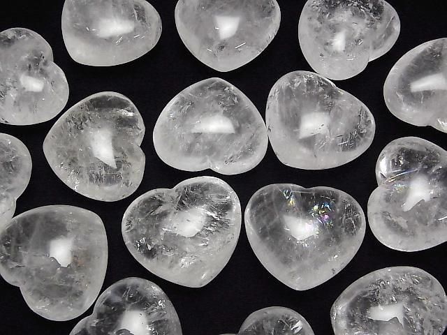 [Video] Crystal AA+ Undrilled Heart 40x45mm 1pc