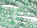 [Video]High Quality! Brazilian Emerald AA++ Cube Shape 4x4x4mm half or 1strand beads (aprx.15inch/37cm)