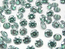 [Video] Moissanite AAA Loose stone Round Faceted 5x5mm [Green] 1pc