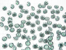 [Video] Moissanite AAA Loose stone Round Faceted 5x5mm [Green] 1pc