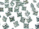 [Video] Moissanite AAA Loose stone Princess cut 5x5mm [Green] 1pc