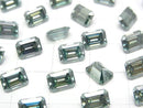 [Video] Moissanite AAA Loose stone Rectangle Faceted 7x5mm [Green] 1pc