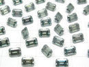 [Video] Moissanite AAA Loose stone Rectangle Faceted 7x5mm [Green] 1pc