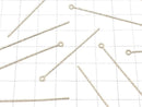 14KGF Eye Pin [0.76x44.5mm] Sparkle 1pc