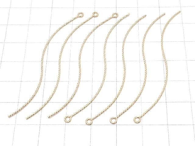 14KGF Eye Pin [0.76x61.5mm] Sparkle 1pc