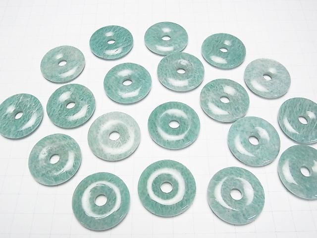 [Video] Amazonite AA++ Coin (Donut) 30x30mm 1pc