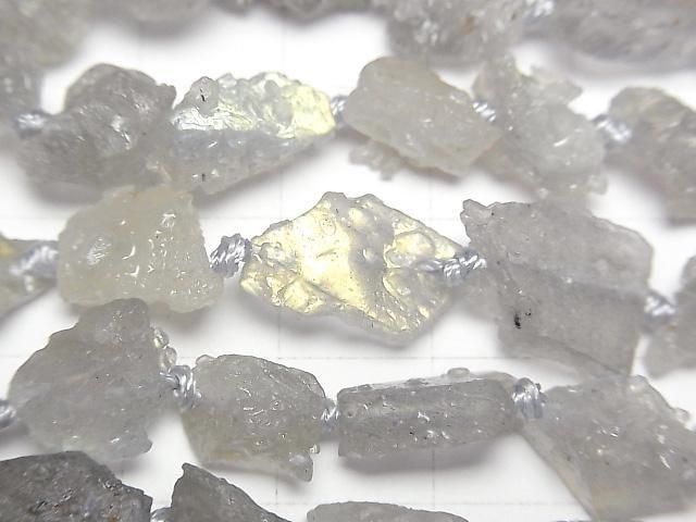 [Video]Labradorite AA Rough Rock Nugget 1strand beads (aprx.15inch/38cm)