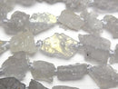 [Video]Labradorite AA Rough Rock Nugget 1strand beads (aprx.15inch/38cm)