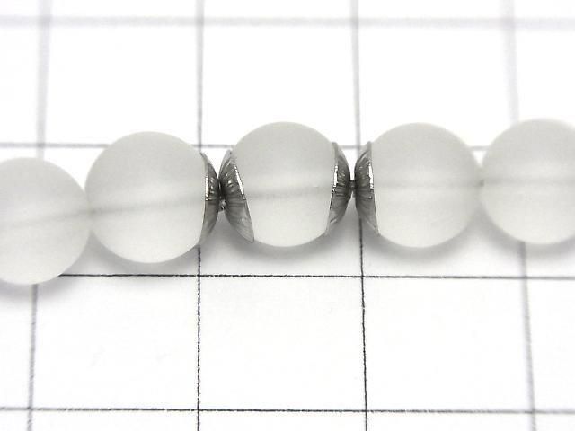 Metal parts bead cap 6x6x1.6mm silver color 10pcs