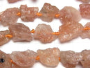 [Video]Sunstone AA Rough Rock Nugget 1strand beads (aprx.15inch/38cm)