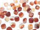 [Video] Mixed Carnelian Loose stone Square Faceted 10x10mm 3pcs