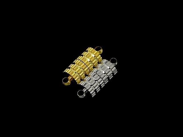 Metal parts Magnetic Clasp with Jump Ring  14x5x5mm 5pairs