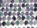[Video] Multicolor Fluorite AA++ Star Dice Shape 13x13mm half or 1strand beads (aprx.15inch/36cm)