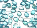 [Video]High Quality Apatite AAA- Pear shape Cabochon 8x6mm 1pc