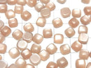 [Video] Peach Moonstone AAA- Square Cabochon 6x6mm 5pcs