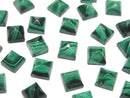 [Video]Malachite AAA Sugarloaf Cut 6x6mm 3pcs