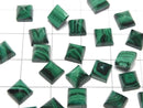 [Video]Malachite AAA Sugarloaf Cut 6x6mm 3pcs
