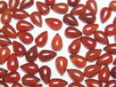 [Video] Red Agate AAA Pear shape Cabochon 6x4mm 5pcs