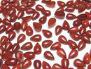 [Video] Red Agate AAA Pear shape Cabochon 6x4mm 5pcs