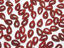 [Video] Red Agate AAA Pear shape Cabochon 12x8mm 4pcs