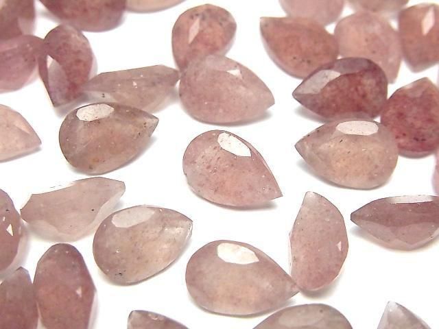 [Video]High Quality Pink Epidote AA++ Loose stone Pear shape Faceted 12x8mm 2pcs