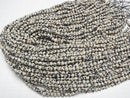 [Video]High Quality! Dalmatian Jasper Faceted Round 4.5mm 1strand beads (aprx.15inch/37cm)