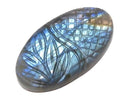 [Video][One of a kind] Rainbow Labradorite AAA- Carved Cabochon 1pc NO.25