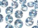 [Video]High Quality Sky Blue Topaz AAA Loose stone Round Faceted Fancy 10x10mm 1pc