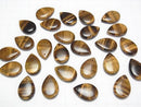 [Video] Yellow Tiger's Eye AA++ Pear shape 25x17mm 2pcs