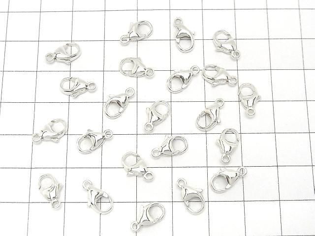 Silver925  Oval Lobster  9mm,11mm,13mm No coating  1pc