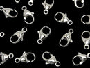 Silver925  Oval Lobster  9mm,11mm,13mm Rhodium Plated  1pc