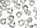 [Video]High Quality Green Amethyst AAA Bezel Setting Square Faceted 8x8mm Silver925 1pc