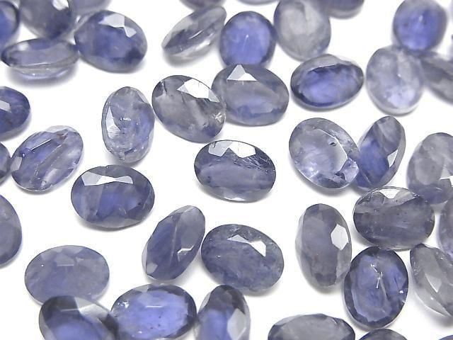 [Video]Iolite AA++ Loose stone Oval Faceted 8x6mm 3pcs