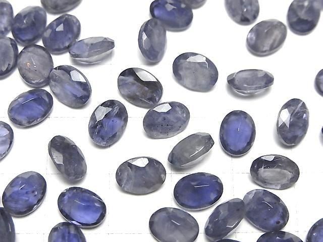 [Video]Iolite AA++ Loose stone Oval Faceted 8x6mm 3pcs