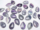 [Video] Multicolor Fluorite AA++ Pear shape 25x17mm 2pcs