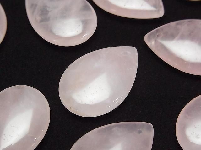 [Video]Rose Quartz AA++ Pear shape 25x17mm 2pcs