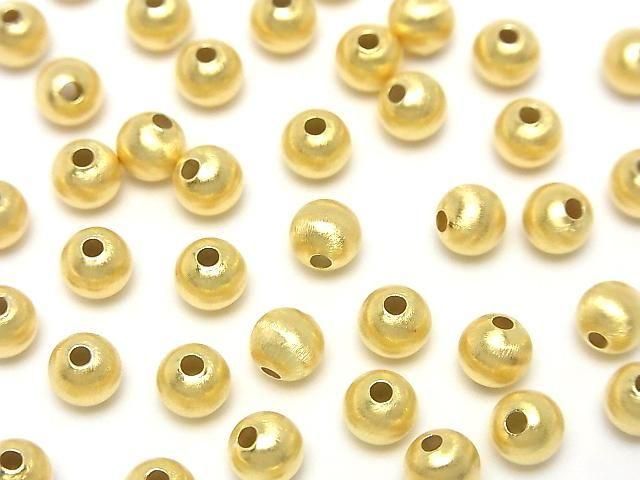 Silver925 Round Hairline Finish [4mm][5mm][6mm][8mm] 18KGP 2pcs
