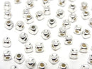 Silver925  Cube 3x3x3mm No coating  10pcs