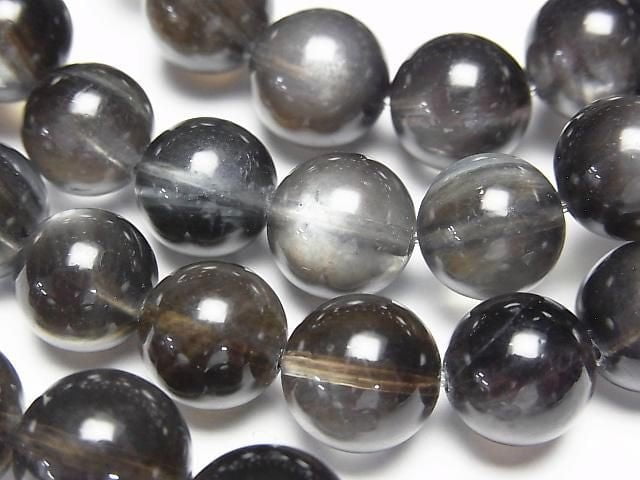 [Video] Black Star Aquamarine AAA Round 9.5-10.5mm Bracelet