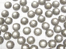 [Video] Pyrite x Crystal AAA Round Faceted Cabochon 10x10mm 2pcs