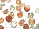 [Video]High Quality Multicolor Sunstone AAA Loose Stone Round Faceted 7x7mm 5pcs