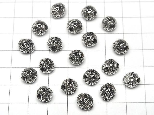 Bali Silver Design Round 8mm 1pc