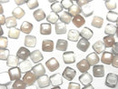 [Video] Gray Moonstone AAA Square Cabochon 4x4mm 10pcs