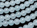 Light blue jade round 6mm 1strand beads (aprx.15inch/36cm)